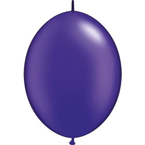 30cm Quick Link Pearl Quartz Purple Qualatex Quick Link Balloons #65336 - Pack of 50