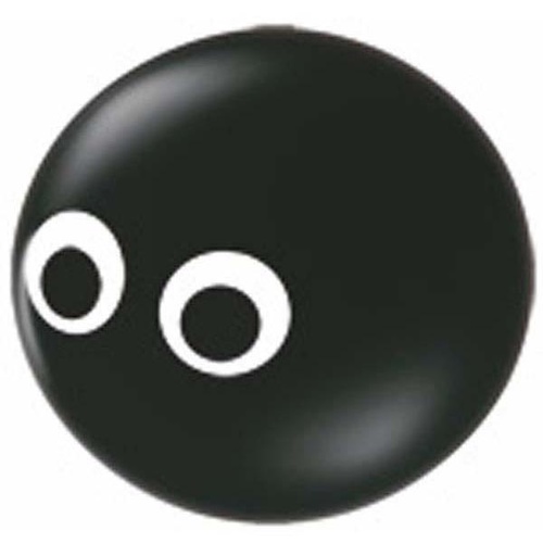 12cm Round Onyx Black Spider Eyes Topprint #67017 - Pack Of 100 