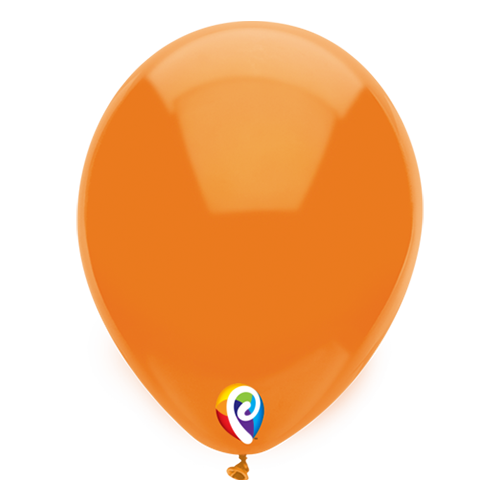 30cm Fashion Orange Funsational Plain Latex Balloons #70906 - Pack of 50 TEMPORARILY UNAVAILABLE
