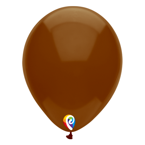 30cm Fashion Cocoa Brown Funsational Plain Latex Balloons #71442 - Pack of 50 TEMPORARILY UNAVAILABLE
