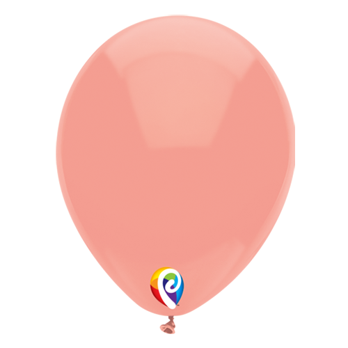 30cm Coral Funsational Plain Latex Balloons #71487 - Pack of 50 TEMPORARILY UNAVAILABLE