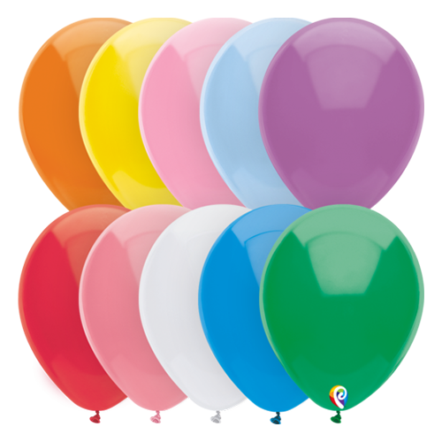 30cm Standard Assorted Funsational Plain Latex Balloons #71496 - Pack of 50 TEMPORARILY UNAVAILABLE
