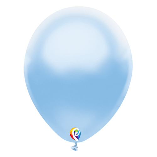 30cm Pearl Baby Blue Funsational Plain Latex Balloons #71704 - Pack of 50 TEMPORARILY UNAVAILABLE