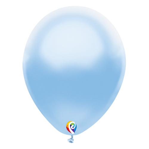 30cm Pearl Baby Blue Funsational Plain Latex Balloons #71704 - Pack of 50 TEMPORARILY UNAVAILABLE