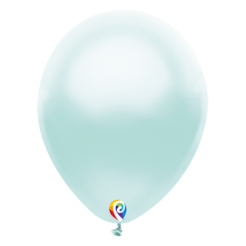30cm Pearl Mint Green Funsational Plain Latex Balloons #71793 - Pack of 50 