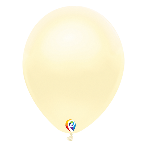 30cm Pearl Ivory Funsational Plain Latex Balloons #71966 - Pack of 50 TEMPORARILY UNAVAILABLE