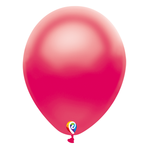 30cm Pearl Fuchsia Funsational Plain Latex Balloons #72014 - Pack of 50 