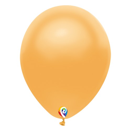 30cm Metallic Gold Funsational Plain Latex Balloons #72028 - Pack of 50 