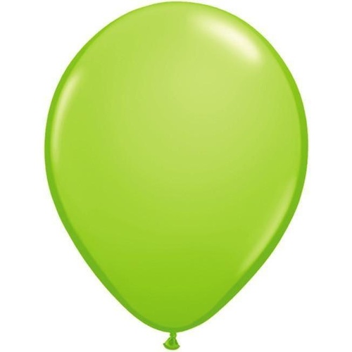 40cm Round Lime Green Qualatex Plain Latex #7314510 - Pack of 10 
