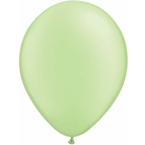 28cm Round Neon Green Qualatex Plain Latex #7457225 - Pack of 25 TEMPORARILY UNAVAILABLE