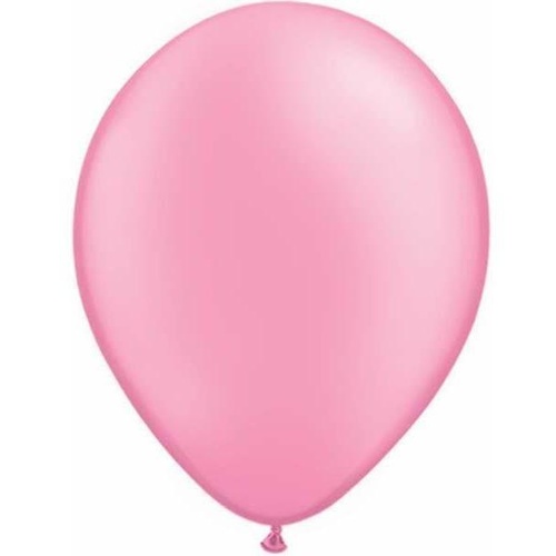 28cm Round Neon Pink Qualatex Plain Latex #74573 - Pack Of 100 TEMPORARILY UNAVAILABLE