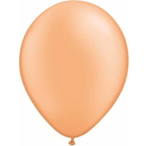 28cm Round Neon Orange Qualatex Plain Latex #7457425 - Pack of 25 TEMPORARILY UNAVAILABLE