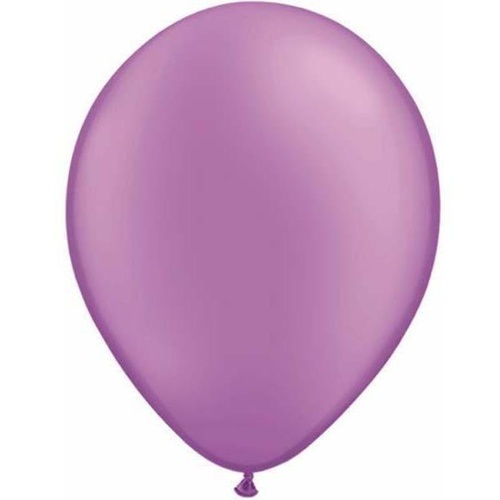 28cm Round Neon Violet Qualatex Plain Latex #7457625 - Pack of 25 