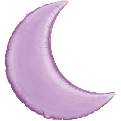 88cm Crescent Moon Pearl Lavender Plain Foil #74624 - Each (Unpkgd.) SPECIAL ORDER ITEM