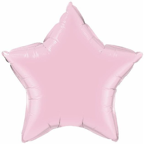 90cm Star Foil Pearl Pink Plain Foil #74631 - Each (Unpkgd.)