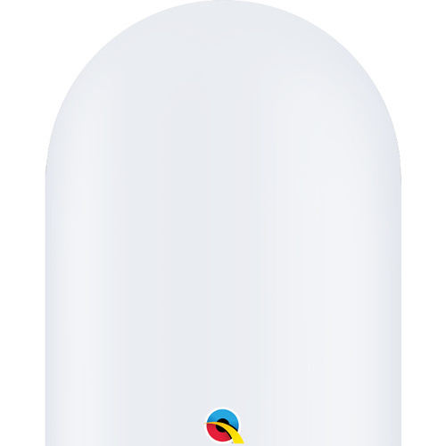 646Q White Qualatex Plain Latex #75451 - Pack of 50 TEMPORARILY UNAVAILABLE