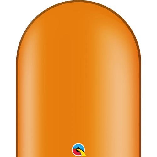 646Q Jewel Mandarin Orange Qualatex Plain Latex #75458 - Pack of 50 SPECIAL ORDER ITEM