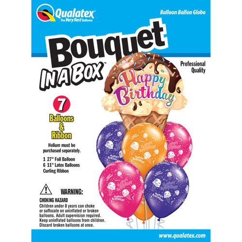 Bouquet in a Box - Happy Birthday Ice Cream Cone #75831 TEMPORARILY UNAVAILABLE