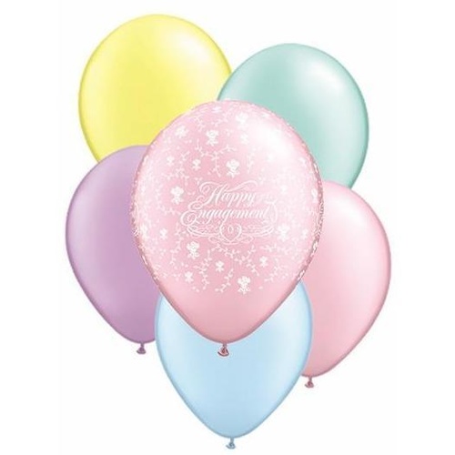 28cm Round Pastel Pearl Assorted Engagement Flowers-A-Round #76634 - Pack of 25 TEMPORARILY UNAVAILABLE