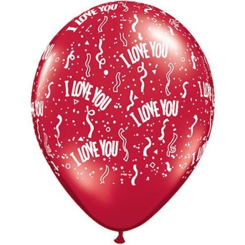 28cm Round Ruby Red I Love You-A-Round #76775 - Pack of 50