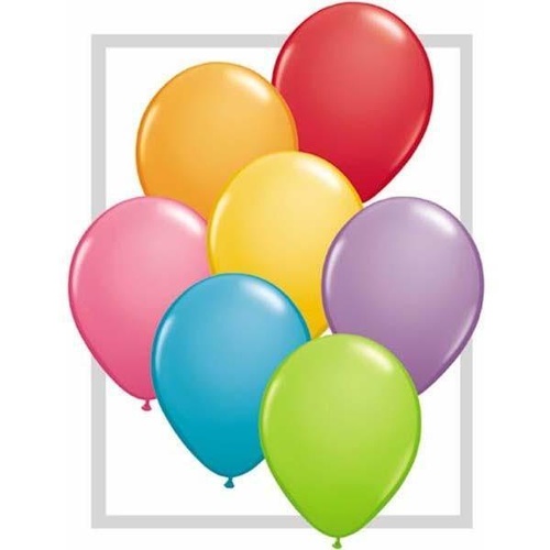 12cm Round Festive Assorted Qualatex Plain Latex #78269 - Pack of 100 TEMPORARILY UNAVAILABLE