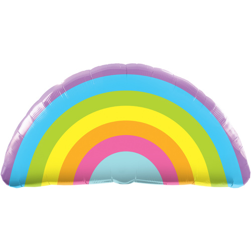 90cm Shape Foil Radiant Rainbow #78556 - Each (Pkgd.) 