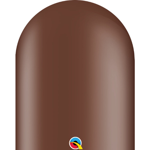 646Q Chocolate Brown Qualatex Plain Latex #82674 - Pack of 50 SPECIAL ORDER ITEM