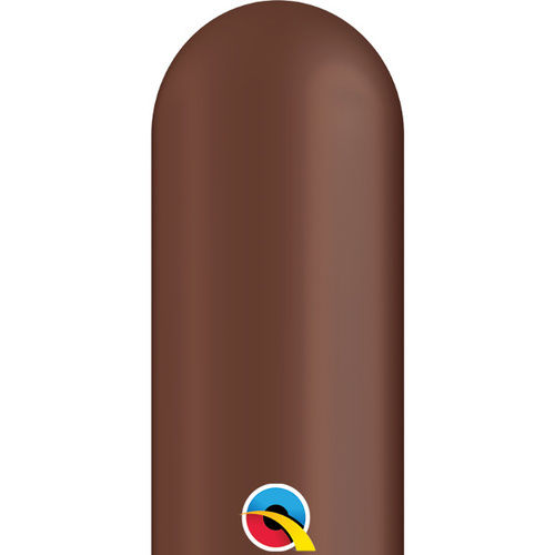 350Q Chocolate Brown Qualatex Plain Latex #82682