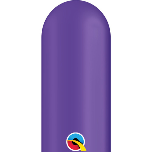 350Q Purple Violet Qualatex Plain Latex #82709 - Pack of 100 
