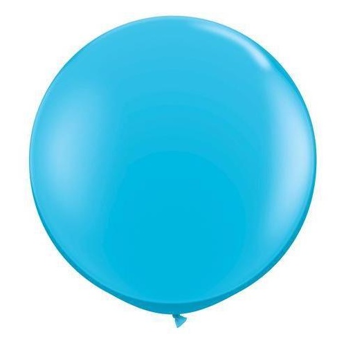 90cm Round Robin's Egg Blue Qualatex Plain Latex #82784 - Pack of 2  TEMPORARILY UNAVAILABLE