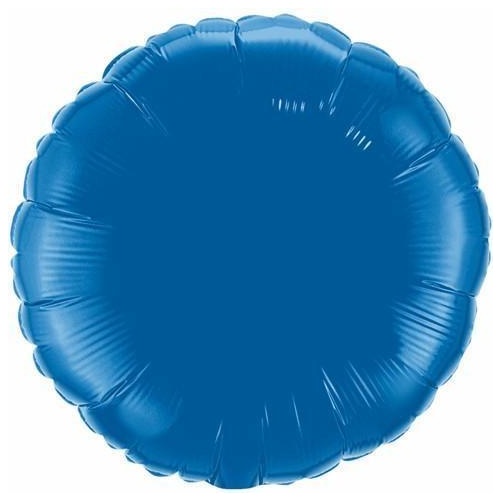 45cm Round Foil Dark Blue Plain Foil #87141 - Each (Unpkgd.)
