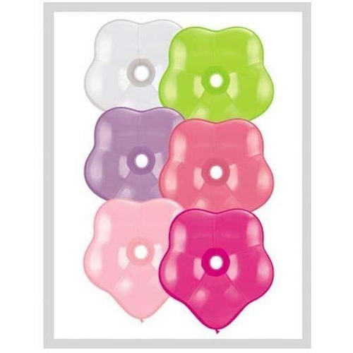 15cm Blossom Flower Assorted Qualatex Plain Latex Blossom #87166 - Pack of 100 TEMPORARILY UNAVAILABLE