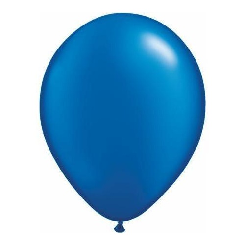 40cm Round Pearl Sapphire Qualatex Plain Latex #87174 - Pack of 50 TEMPORARILY UNAVAILABLE