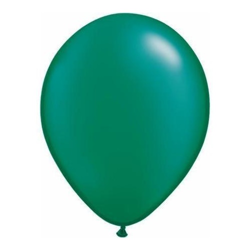 40cm Round Pearl Emerald Qualatex Plain Latex #8717510 - Pack of 10 TEMPORARILY UNAVAILABLE