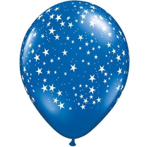 28cm Round Sapphire Blue Stars-A-Round #87624 - Pack of 50 SPECIAL ORDER ITEM