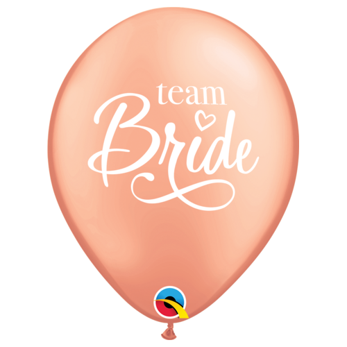 28cm Round Rose Gold Team Bride #8788925 - Pack of 25