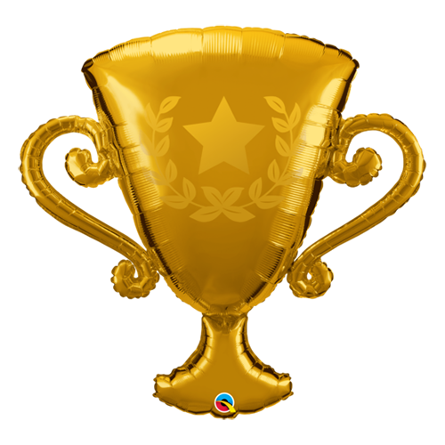 98cm Shape Foil Golden Trophy #87986 - Each (Pkgd.) 