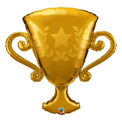 98cm Shape Foil Golden Trophy #87986 - Each (Pkgd.)