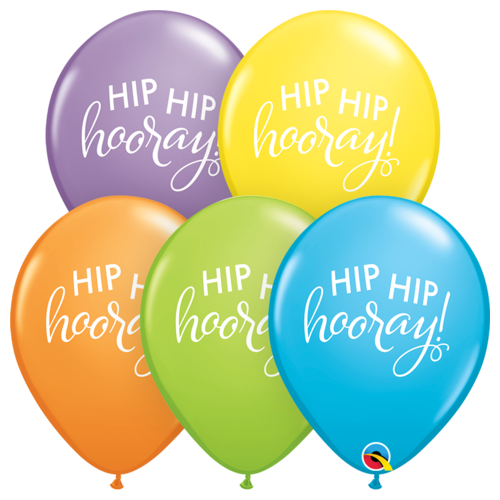 28cm Round Bright Pastel Assorted Simply Hip Hip Hooray #8826825 - Pack of 25