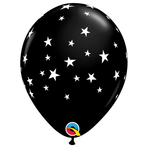 28cm Round Onyx Black Contempo Stars #8828625 - Pack of 25 TEMPORARILY UNAVAILABLE
