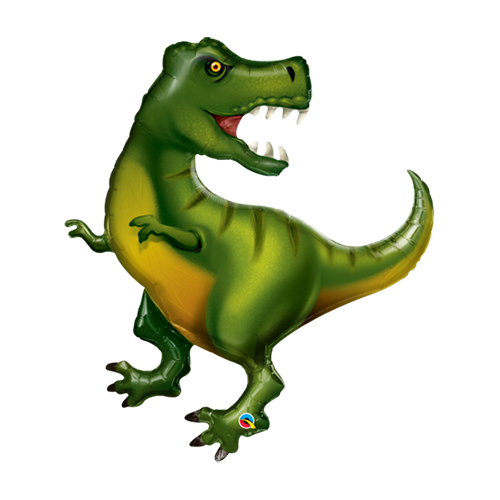 104cm Dinosaur Tyrannosaurus Shape Foil Balloon  #88459 - Each (pkgd.)