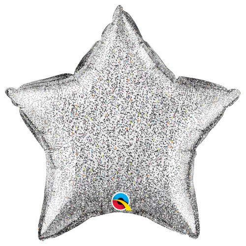 50cm Star Foil Glittergraphic Silver #88859 - Each (Pkgd.) TEMPORARILY UNAVAILABLE