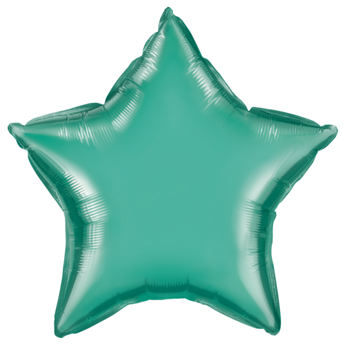 50cm Star Chrome Green Plain Foil #90103 - Each (Pkgd.) 