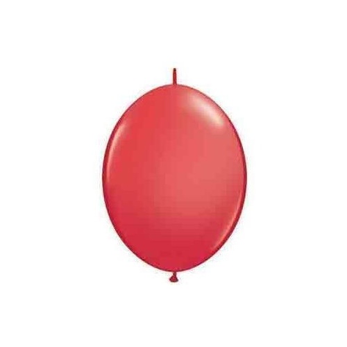 15cm Quick Link Red Qualatex Quick Link Balloons #90173 - Pack of 50