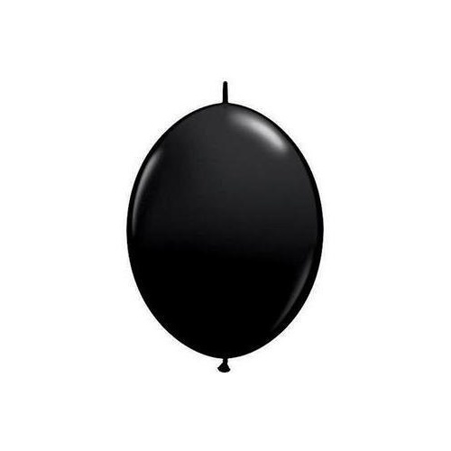 15cm Quick Link Onyx Black Qualatex Quick Link Balloons #90176 - Pack of 50 TEMPORARILY UNAVAILABLE