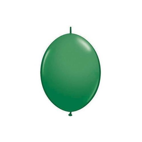 15cm Quick Link Green Qualatex Quick Link Balloons #90198 - Pack of 50
