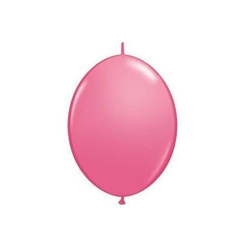 15cm Quick Link Rose Qualatex Quick Link Balloons #90214 - Pack of 50