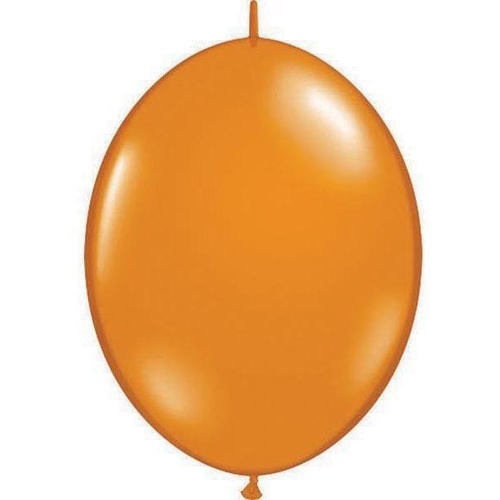 15cm Quick Link Jewel Mandarin Orange Qualatex Quick Link Balloons #90491 - Pack of 50 SPECIAL ORDER ITEM