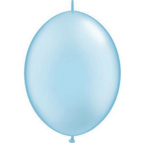 15cm Quick Link Pearl Light Blue Qualatex Quick Link Balloons #90493 - Pack of 50 SPECIAL ORDER ITEM