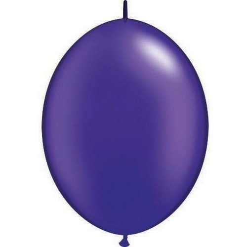 15cm Quick Link Pearl Quartz Purple Qualatex Quick Link Balloons #90539 - Pack of 50 SPECIAL ORDER ITEM